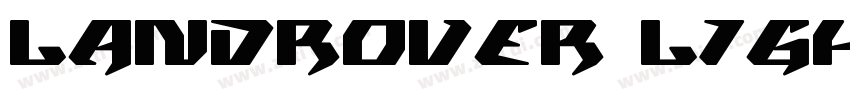 LandRover Light字体转换